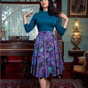 Pinup Girl Clothing Fortune Teller Skirt